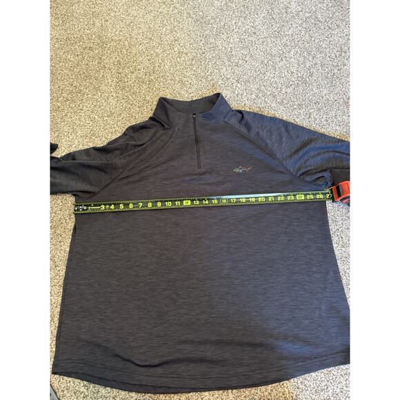Greg Norman Shark 1/4 Zip Pullover Mens XXL Long Sleeve Gray Golf Golfing - Picture 3 of 6